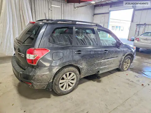JF2SJADC6FH549472 — 2015 Subaru Forester, фото 3 с аукциона Copart 19.10.2026, Повреждения со всех сторон
