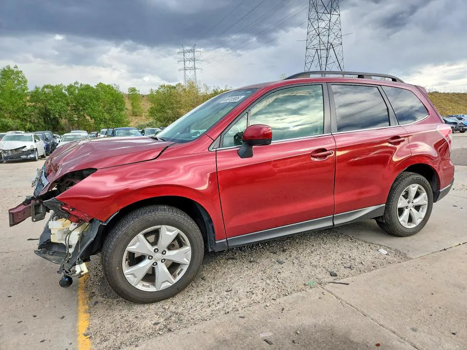2015 SUBARU FORESTER VIN JF2SJAKC8FH548326 фото 1