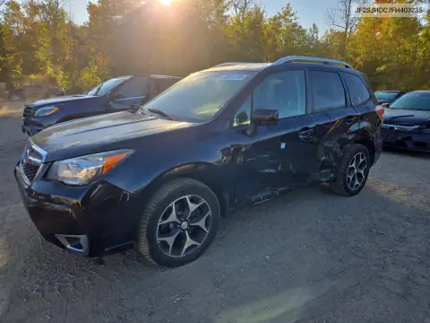 JF2SJHDC7FH403235 — 2015 Subaru Forester, Боковая часть, фото до ремонта