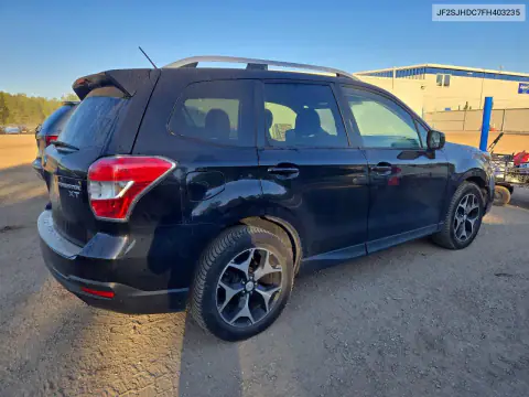 JF2SJHDC7FH403235 — 2015 Subaru Forester, фото 3 с аукциона Copart, Боковая часть