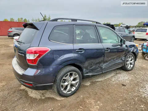 2015 Subaru Forester 2.5I Touring VIN JF2SJCTC8FH833800 фото 3
