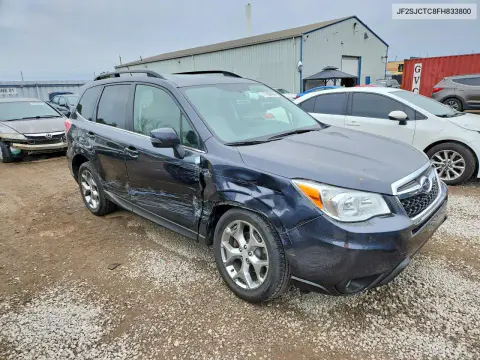 2015 Subaru Forester 2.5I Touring VIN JF2SJCTC8FH833800 фото 4
