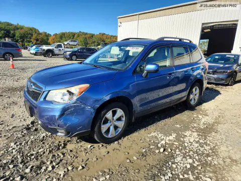 JF2SJADC8FH517932 — 2015 Subaru Forester, Передняя часть, фото до ремонта