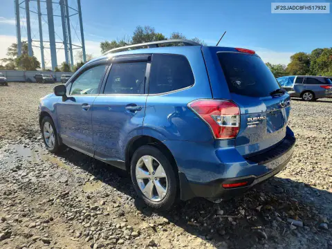 2015 Subaru Forester 2.5I Premium VIN JF2SJADC8FH517932 фото 2