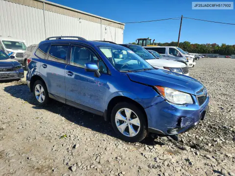 2015 Subaru Forester 2.5I Premium VIN JF2SJADC8FH517932 фото 4