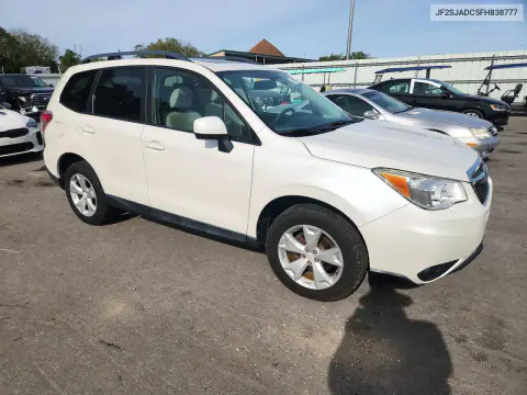 2015 Subaru Forester 2.5I Premium VIN JF2SJADC5FH838777 фото 4