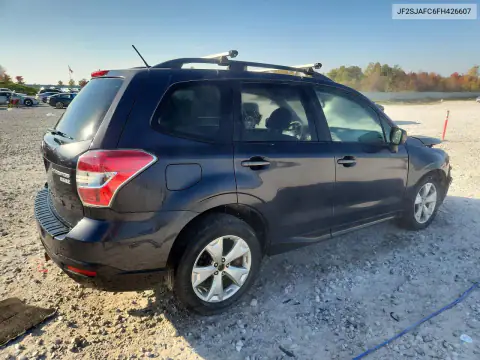 JF2SJAFC6FH426607 — 2015 Subaru Forester, фото 3 с аукциона Copart, Передняя часть