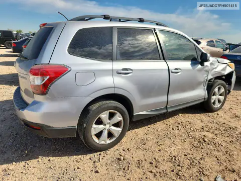 2015 Subaru Forester 2.5I Premium VIN JF2SJADC7FH501415 фото 3