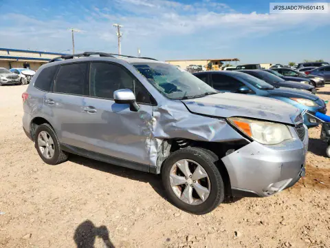 2015 Subaru Forester 2.5I Premium VIN JF2SJADC7FH501415 фото 4