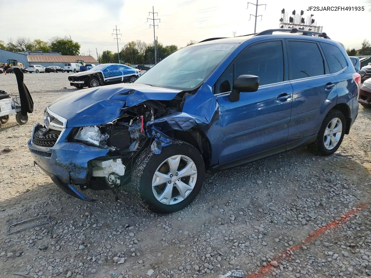 2015 Subaru Forester 2.5I Limited VIN JF2SJARC2FH491935 фото 1
