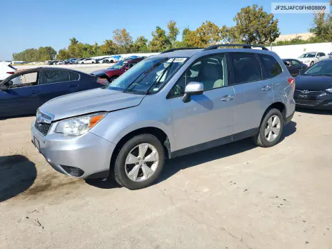 JF2SJAFC0FH808809 — 2015 Subaru Forester, Сторона, фото до ремонта
