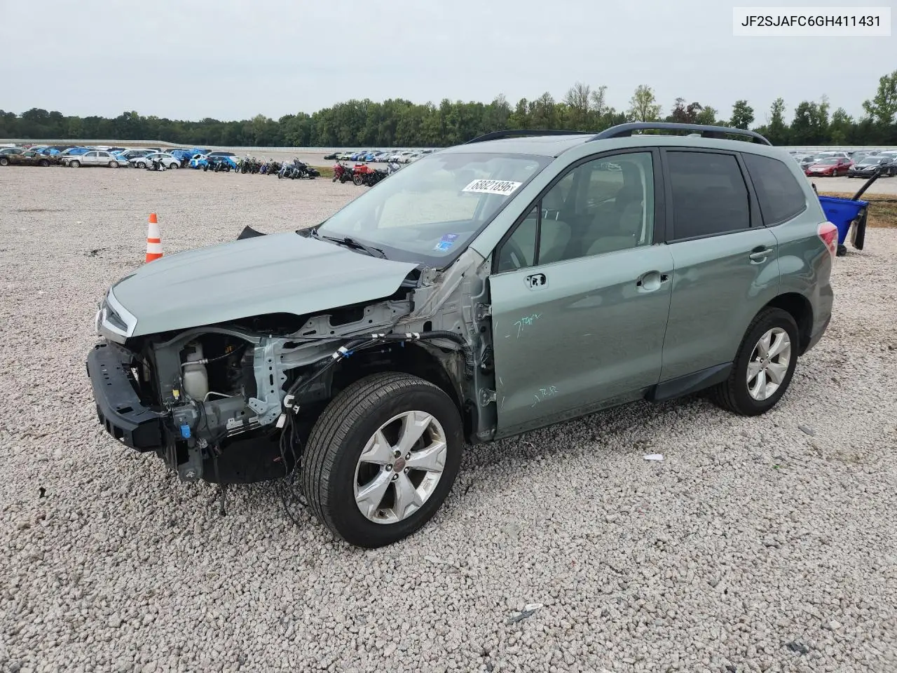 2016 Subaru Forester 2.5I Premium VIN JF2SJAFC6GH411431 фото 1