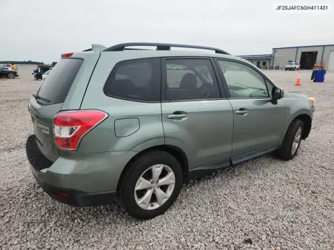 2016 Subaru Forester 2.5I Premium VIN JF2SJAFC6GH411431 фото 3