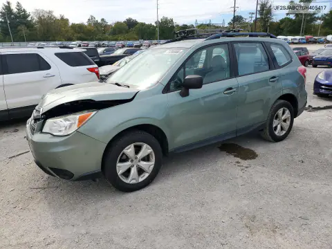 2016 Subaru Forester 2.5I VIN JF2SJABC7GH405417 фото 1