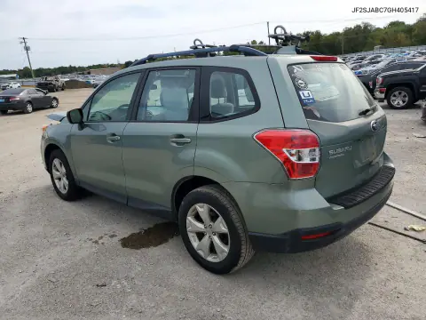 2016 Subaru Forester 2.5I VIN JF2SJABC7GH405417 фото 2