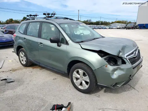 2016 Subaru Forester 2.5I VIN JF2SJABC7GH405417 фото 4