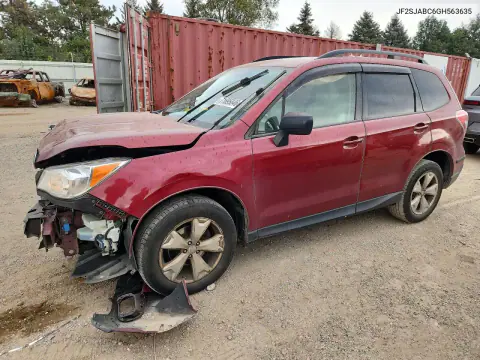 2016 Subaru Forester 2.5I VIN JF2SJABC6GH563635 фото 1