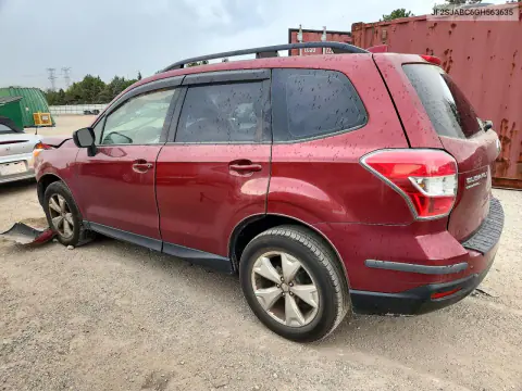 2016 Subaru Forester 2.5I VIN JF2SJABC6GH563635 фото 2
