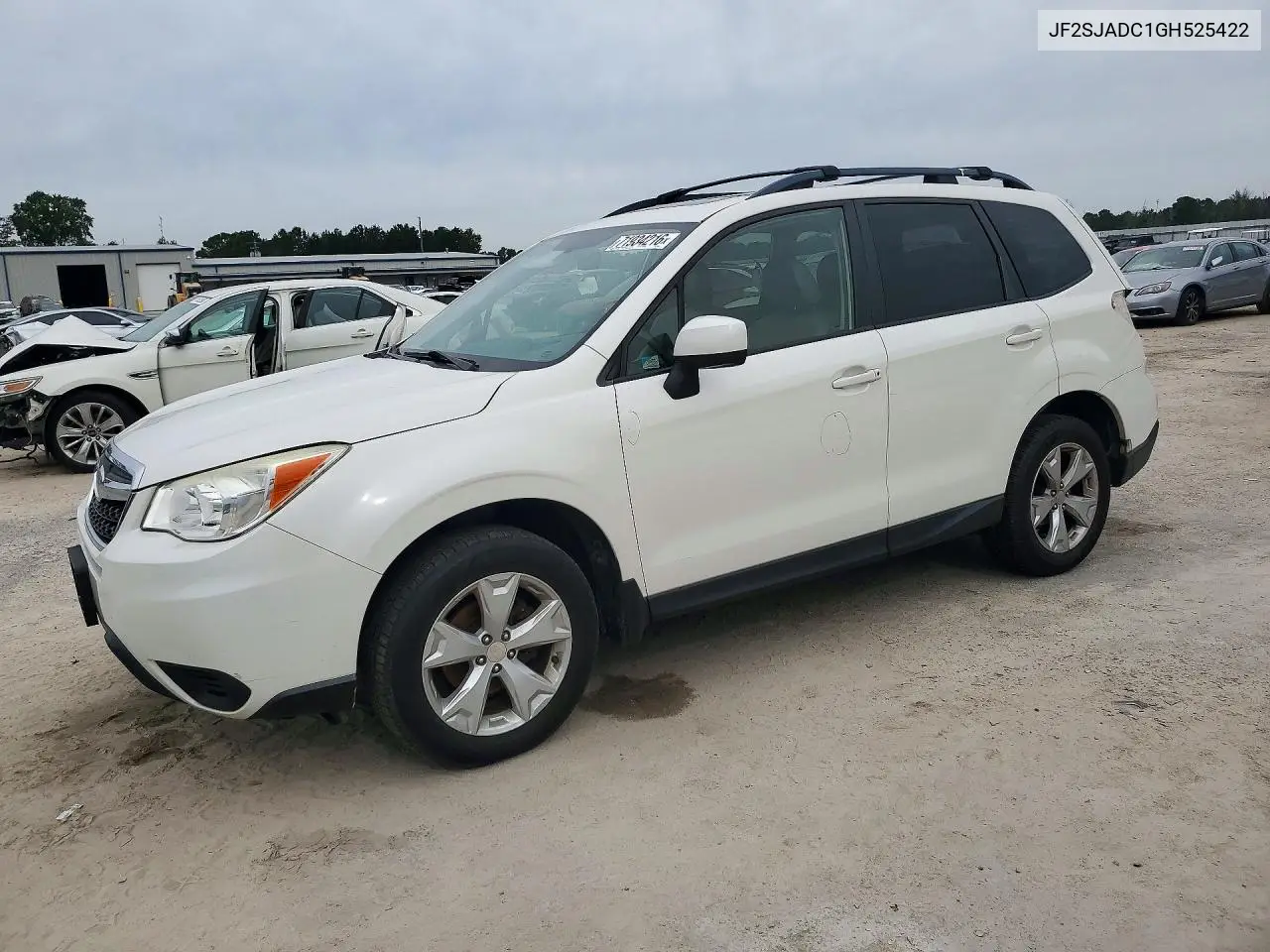 2016 Subaru Forester 2.5I Premium VIN JF2SJADC1GH525422 фото 1