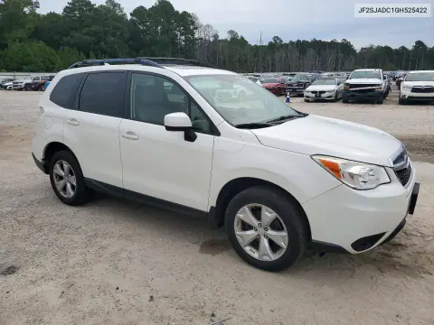 2016 Subaru Forester 2.5I Premium VIN JF2SJADC1GH525422 фото 4