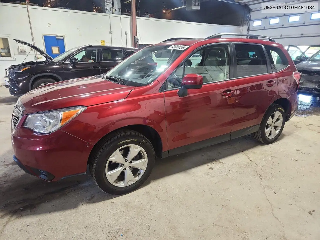 2016 Subaru Forester 2.5I Premium VIN JF2SJADC1GH481034 фото 1