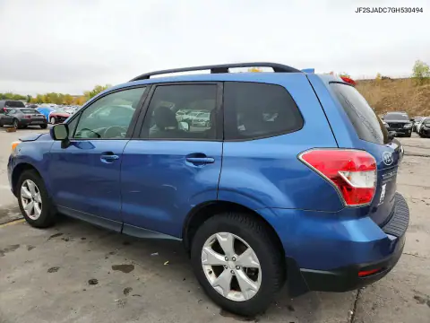 JF2SJADC7GH530494 — 2016 Subaru Forester, фото 2 с аукциона Copart, Передняя часть