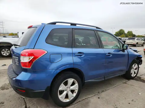 JF2SJADC7GH530494 — 2016 Subaru Forester, фото 3 с аукциона Copart, Передняя часть