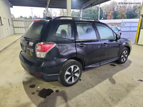 2017 Subaru Forester 2.5I VIN JF2SJABC3HH416092 фото 3