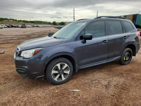 JF2SJABC7JH596182 — 2018 Subaru Forester, Град (Hail), фото до ремонта