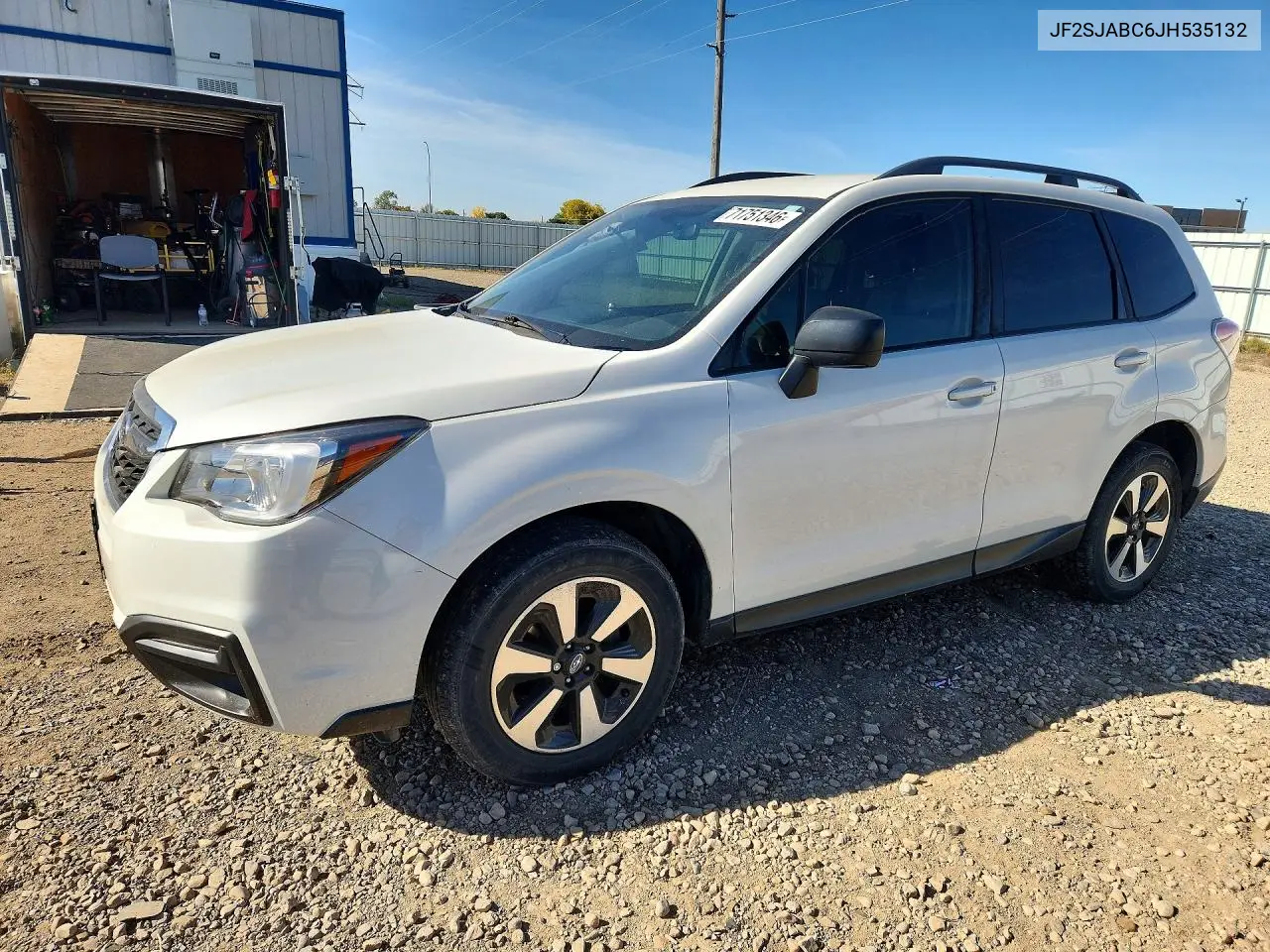 2018 Subaru Forester 2.5I VIN JF2SJABC6JH535132 фото 1
