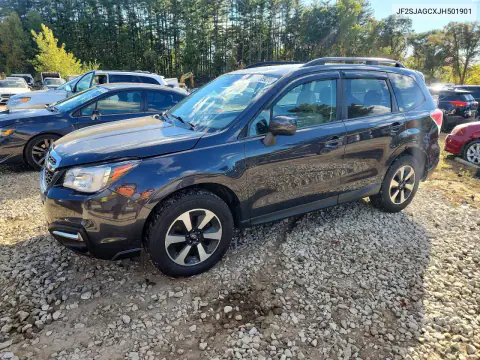 JF2SJAGCXJH501901 — 2018 Subaru Forester, Верхняя часть / Крыша, фото до ремонта