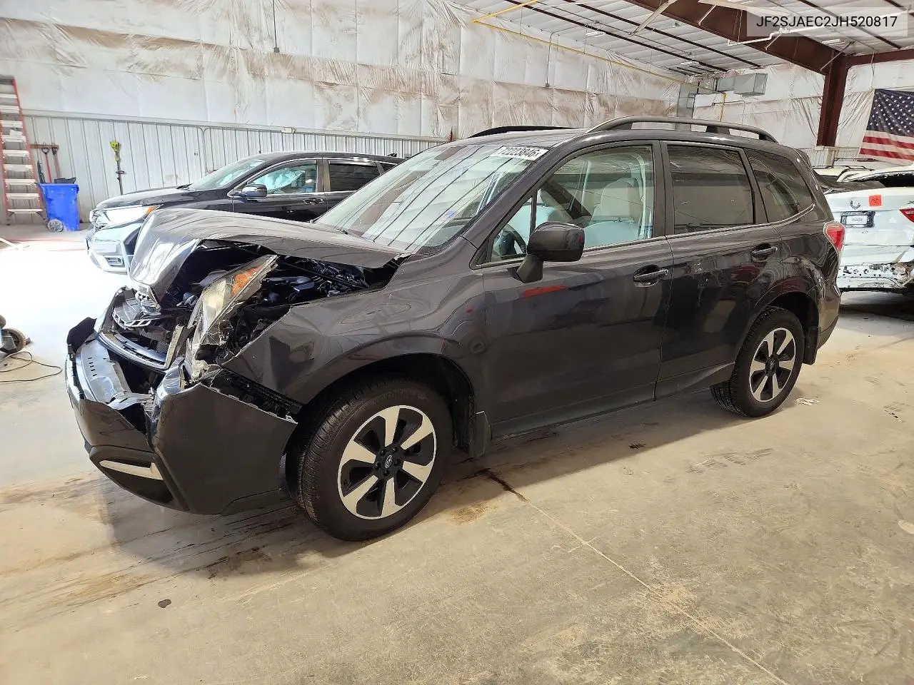 2018 Subaru Forester 2.5I Premium VIN JF2SJAEC2JH520817 фото 1