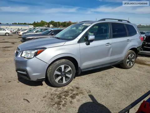 JF2SJAGC3JH548848 — 2018 Subaru Forester, Задняя часть, фото до ремонта