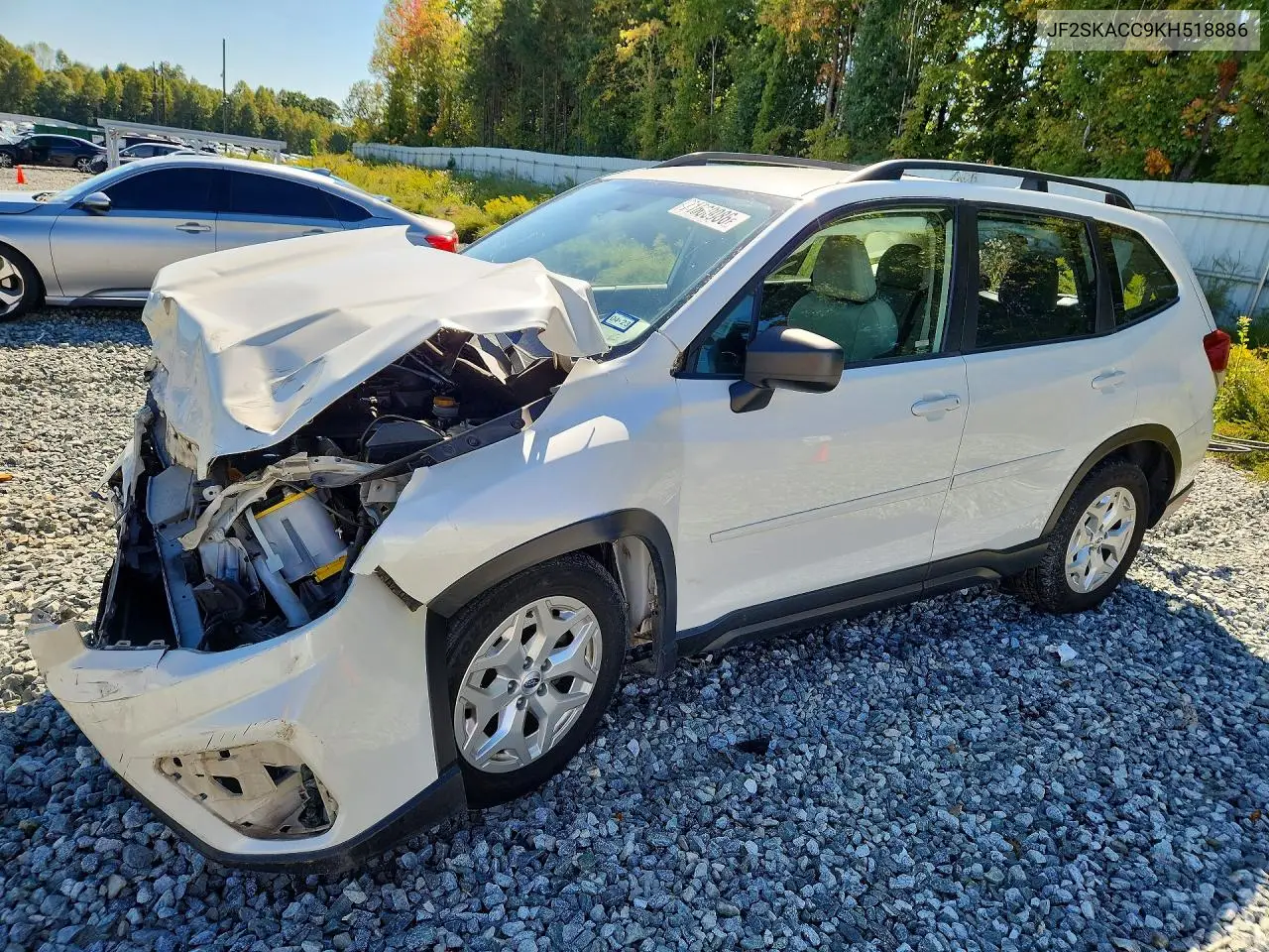2019 Subaru Forester VIN JF2SKACC9KH518886 фото 1
