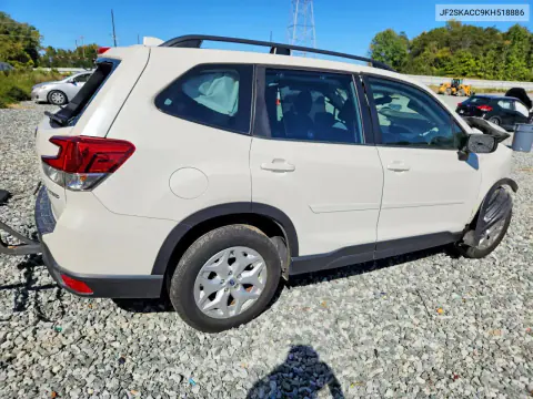 2019 Subaru Forester VIN JF2SKACC9KH518886 фото 3