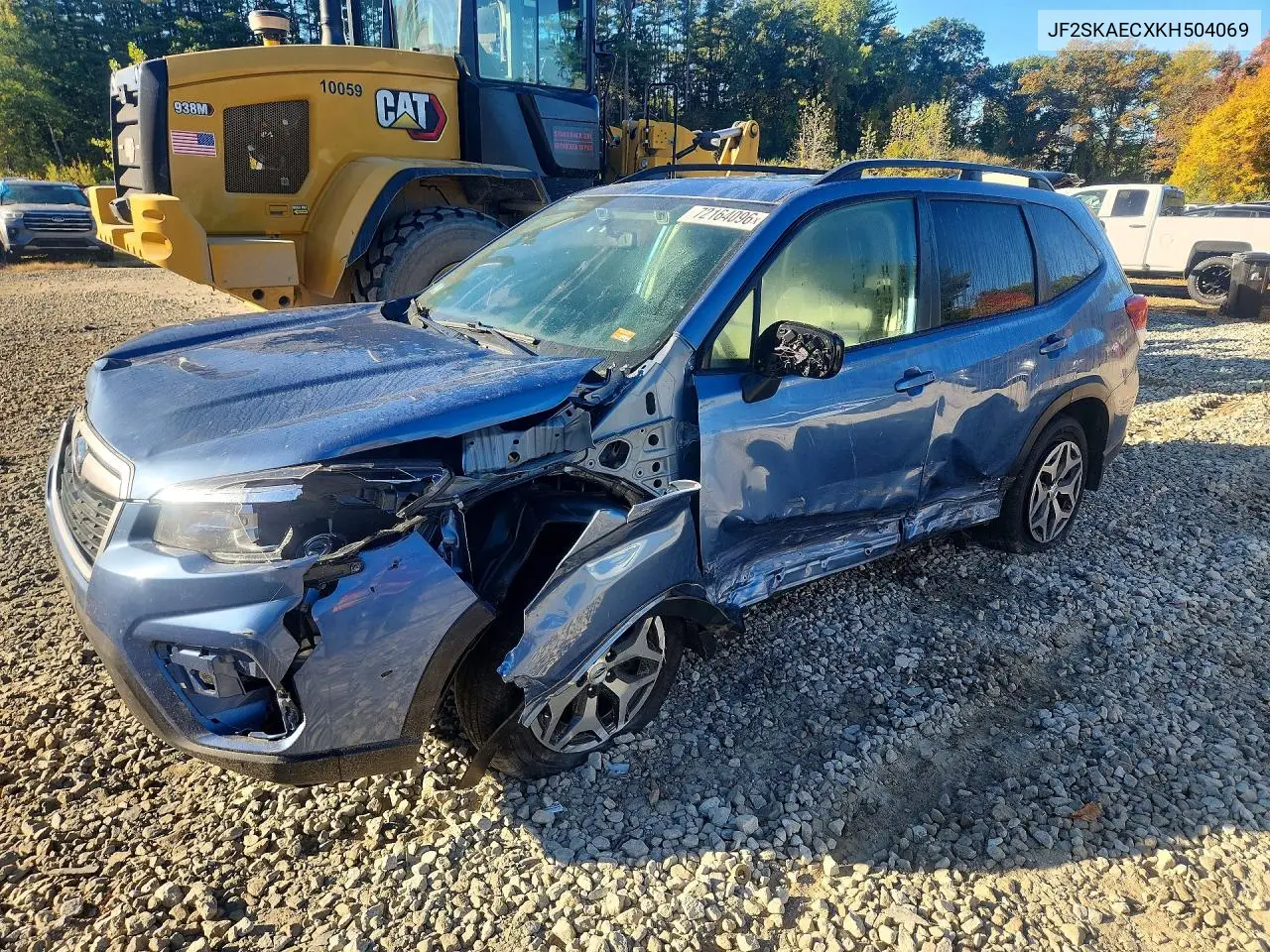 2019 Subaru Forester Premium VIN JF2SKAECXKH504069 фото 1