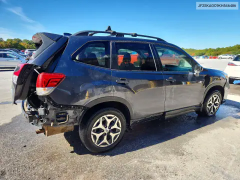 2019 Subaru Forester Premium VIN JF2SKAGC9KH546486 фото 3