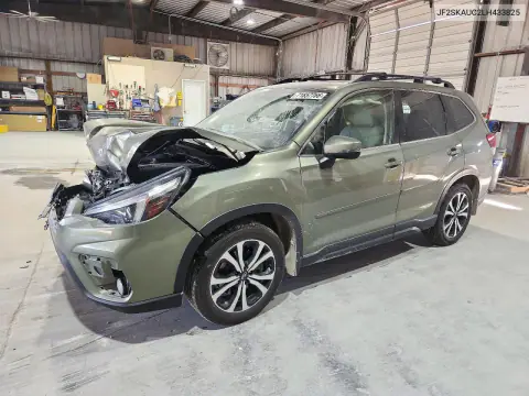 JF2SKAUC2LH433825 — 2020 Subaru Forester, Передняя часть, фото до ремонта