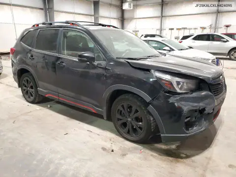 2020 Subaru Forester Sport VIN JF2SKALCXLH424095 фото 4