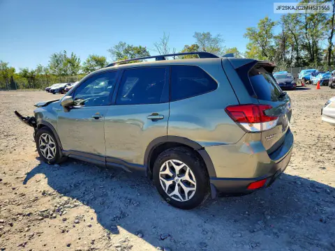 2021 Subaru Forester Premium VIN JF2SKAJC2MH531565 фото 2
