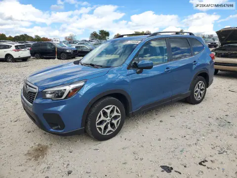 JF2SKAFC1MH547698 — 2021 Subaru Forester, Верхняя часть / Крыша, фото до ремонта