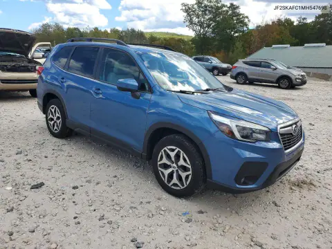 2021 Subaru Forester Premium VIN JF2SKAFC1MH547698 фото 4