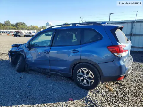 2021 Subaru Forester Premium VIN JF2SKAFC8MH588975 фото 2