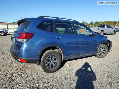 2021 Subaru Forester Premium VIN JF2SKAFC8MH588975 фото 3