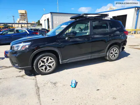 JF2SKAJC3MH509963 — 2021 Subaru Forester, Задняя часть, фото до ремонта
