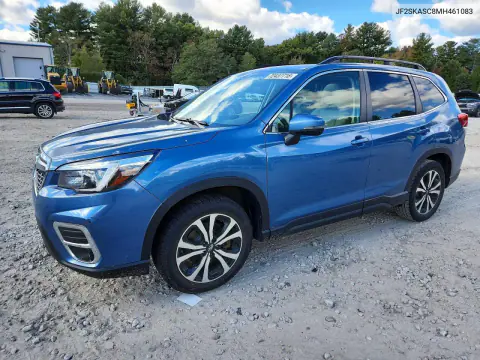 JF2SKASC8MH461083 — 2021 Subaru Forester, Подтопление, фото до ремонта