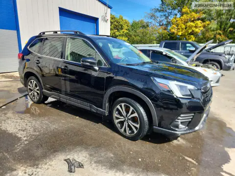 2022 Subaru Forester Limited VIN JF2SKAPC2NH410284 фото 4