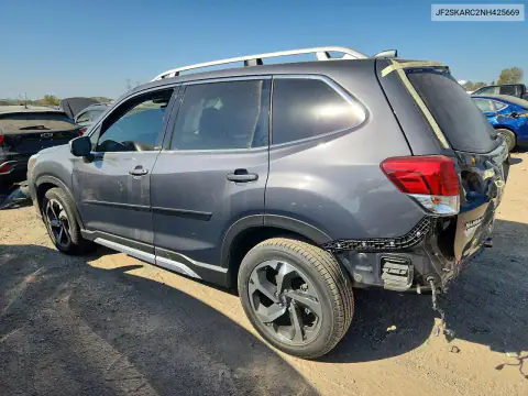 JF2SKARC2NH425669 — 2022 Subaru Forester, фото 2 с аукциона Copart, Задняя часть