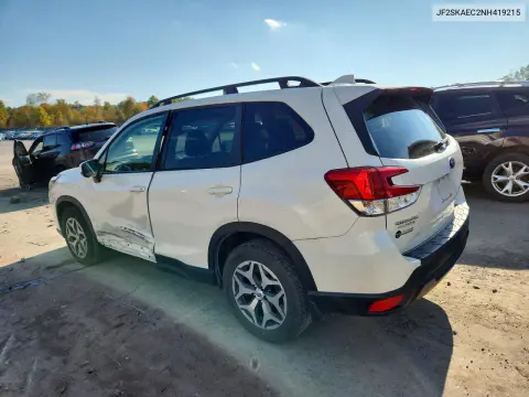 2022 Subaru Forester Premium VIN JF2SKAEC2NH419215 фото 2