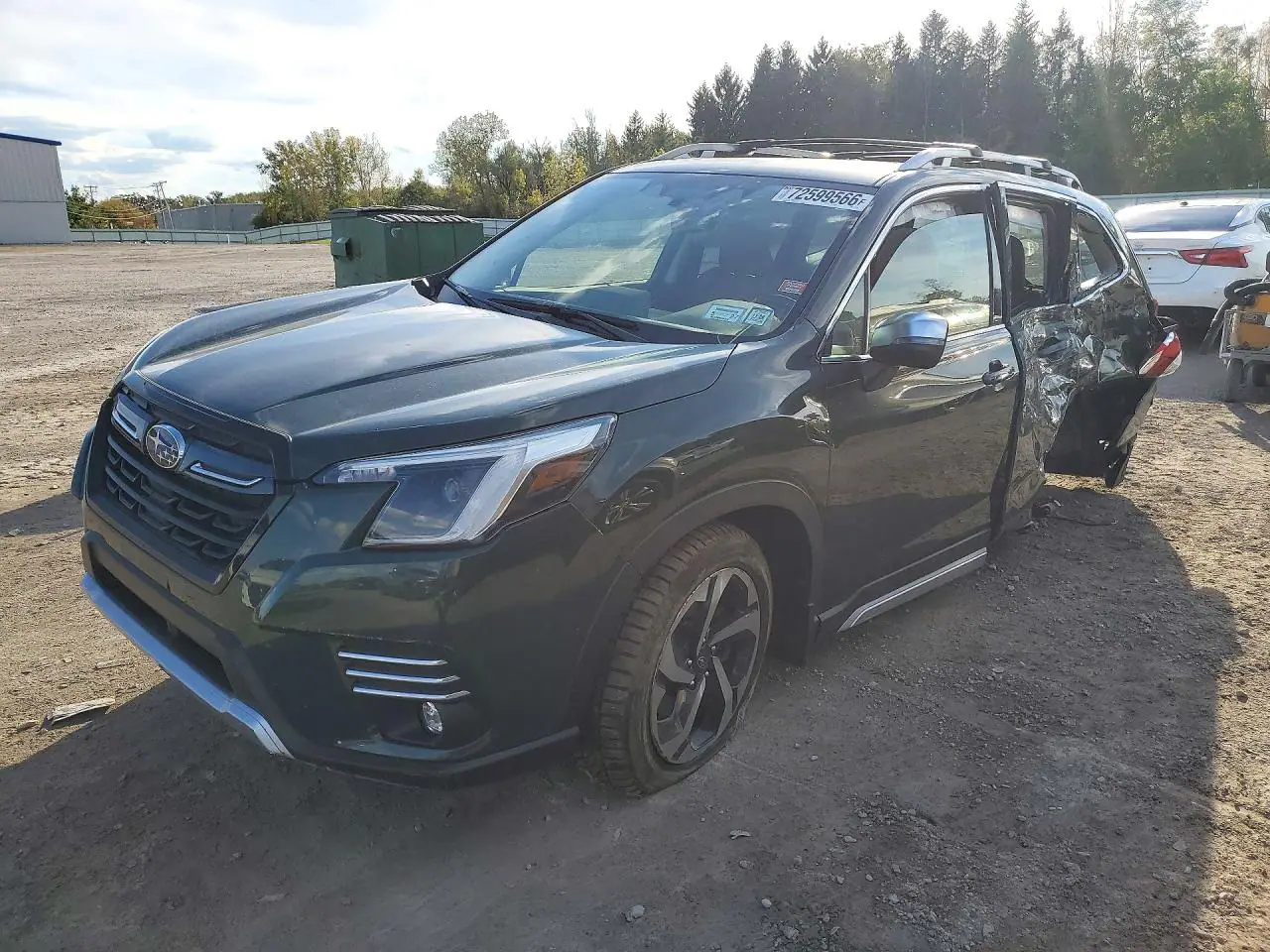 JF2SKARCXPH530110 Subaru Forester 2023 — повреждение Задняя часть, фото до ремонта